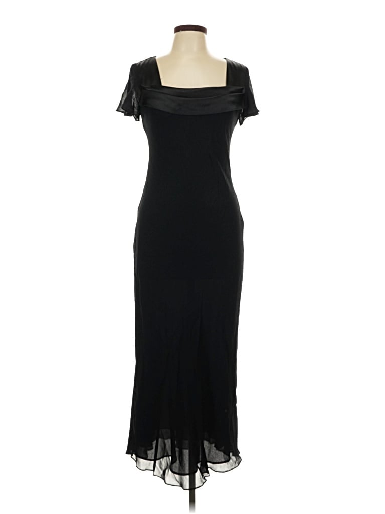 Pre-owned Donna Ricco Cocktail Dress In Black