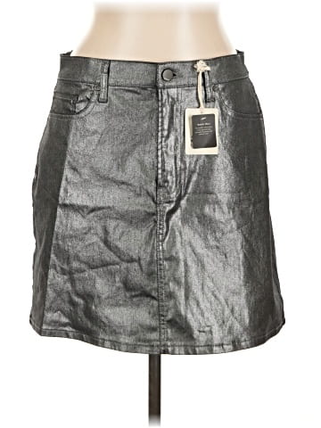 a.n.a. A New Approach Faux Leather Skirt (view 1)