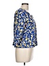 Ruby Rd. Blue 3/4 Sleeve Blouse Size L (petite) - photo 4
