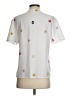 Unbranded Stars White Short Sleeve Blouse Size S - photo 2