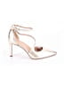 27 EDIT 100% Leather Metallic Gold Silver Heels Size 10 (wide) - photo 1