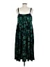 Torrid Paisley Green Cocktail Dress Size 1X Plus (1) - photo 2