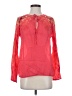 Johnny Was 100% Polyester Pink Long Sleeve Blouse Size XS - photo 1