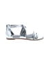 Eileen Fisher Metallic Silver Sandals Size 7 1/2 - photo 1