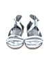 Eileen Fisher Metallic Silver Sandals Size 7 1/2 - photo 2