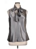 Nine West Silver Sleeveless Blouse Size XL - photo 1