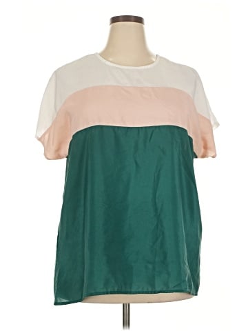 Rainbow Short Sleeve Blouse (view 1)
