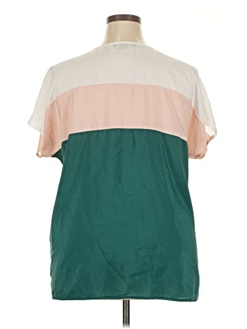 Rainbow Short Sleeve Blouse (view 2)