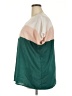 Rainbow 100% Polyester Color Block Green Short Sleeve Blouse Size 3X - photo 5