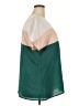 Rainbow 100% Polyester Color Block Green Short Sleeve Blouse Size 3X - photo 4
