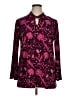 Chaus Paisley Burgundy Long Sleeve Blouse Size XL - photo 1
