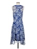 CAbi 100% Polyester Paisley Blue Cocktail Dress Size S - photo 2