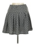 Love By Design Houndstooth Gray Casual Skirt Size M - photo 2