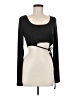 Shein 100% Polyester Black Long Sleeve Top Size 8/10 - photo 1