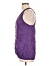 Self Esteem 100% Polyester Purple Sleeveless Blouse Size L - photo 5