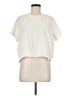 LNA 100% Cotton Ivory Short Sleeve Turtleneck Size M - photo 1