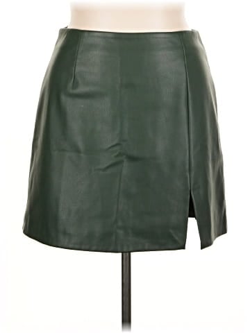 Maeve by Anthropologie Faux Leather Skirt (view 1)