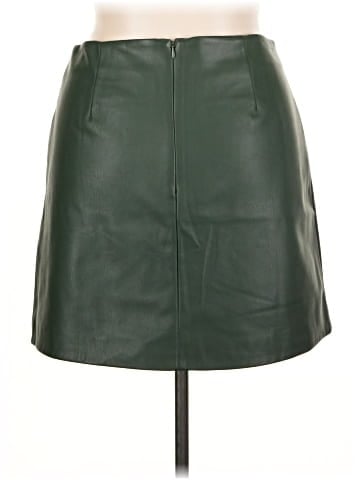 Maeve by Anthropologie Faux Leather Skirt (view 2)