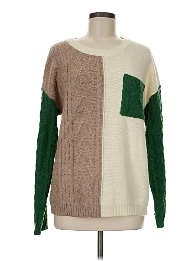 Pre-owned Unbranded Pullover Sweater In Green