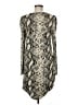 Peyton Jensen Animal Print Gray Casual Dress Size M - photo 2