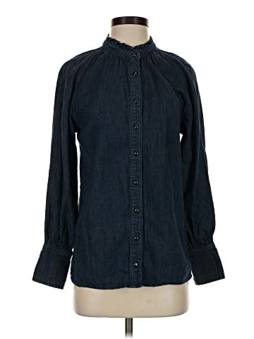 Maison 123 Long Sleeve Button-Down Shirt (view 1)