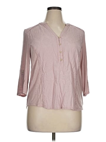 Democracy 3/4 Sleeve Blouse (view 1)