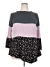emerald Color Block Gray 3/4 Sleeve Blouse Size 2X - photo 1