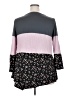 emerald Color Block Gray 3/4 Sleeve Blouse Size 2X - photo 2