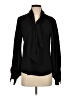 Max Studio 100% Polyester Black Long Sleeve Blouse Size S - photo 1