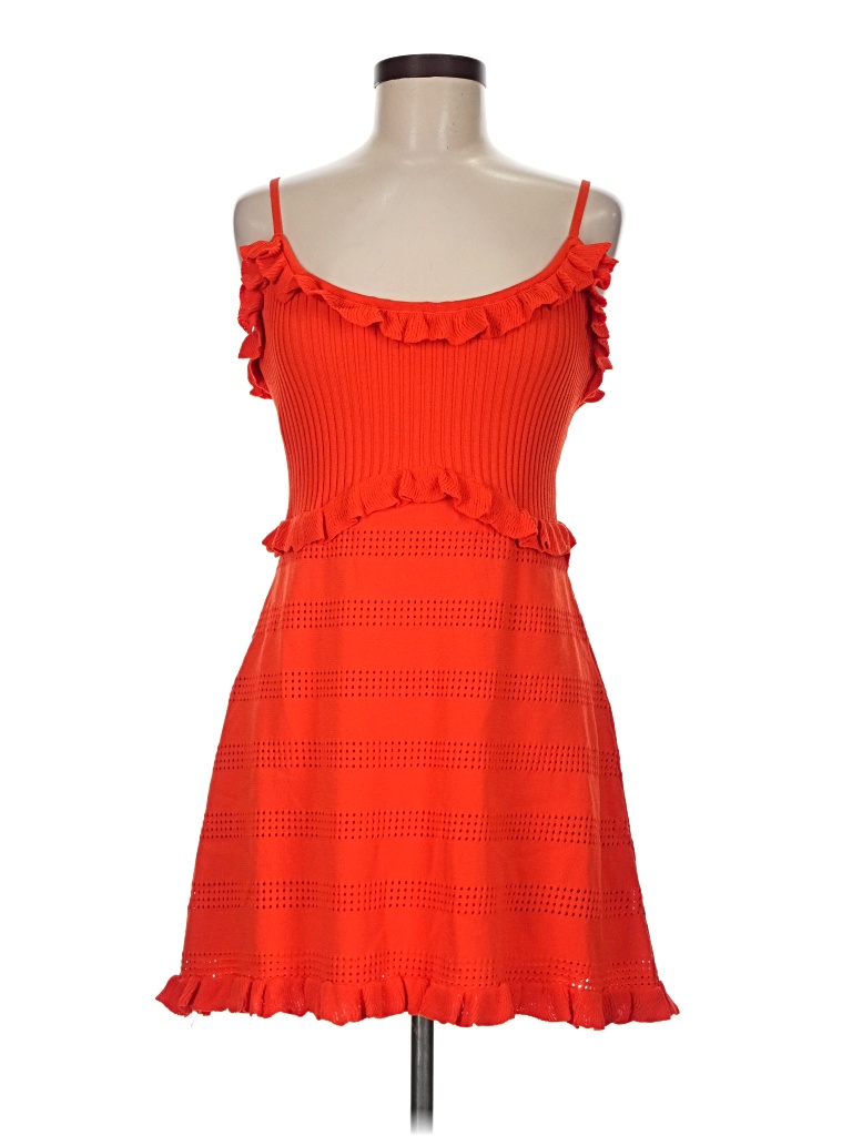 Pre-owned Lulus Cocktail Dress In Orange