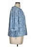 Tamara H. 100% Polyester Blue 3/4 Sleeve Blouse Size 1X - photo 4