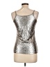 Charlotte Tarantola Metallic Silver Tank Top Size L - photo 2