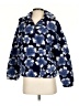 Olive and Oak 100% Polyester Tie-dye Blue Faux Fur Jacket Size S - photo 1