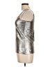 Charlotte Tarantola Metallic Silver Tank Top Size L - photo 5