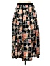 Chances R Print Black Casual Skirt Size S - photo 1