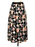 Chances R Print Black Casual Skirt Size S - photo 2