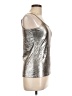 Charlotte Tarantola Metallic Silver Tank Top Size L - photo 4
