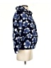Olive and Oak 100% Polyester Tie-dye Blue Faux Fur Jacket Size S - photo 4