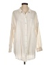 ASOS Design Ivory Long Sleeve Button-Down Shirt Size 4 - photo 1
