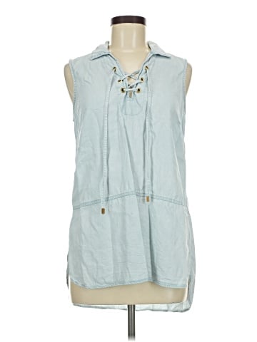 Ellen Tracy Sleeveless Button-Down Shirt (view 1)