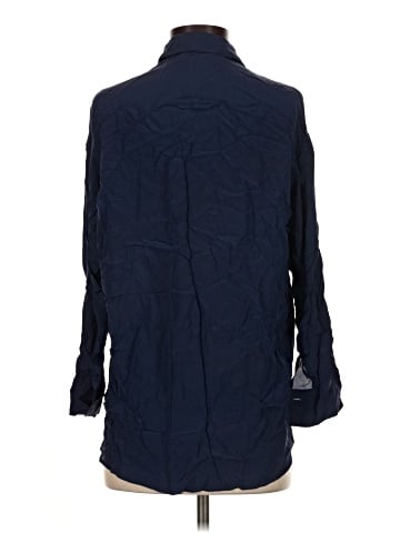 Vince. Long Sleeve Silk Top (view 2)