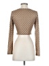 Shein Brown Long Sleeve Top Size 4 - photo 2
