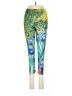 Unbranded Tropical Green Leggings Size M - photo 1
