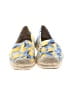 Ann Taylor Tropical Yellow Blue Flats Size 8 1/2 - photo 2