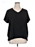 CALVIN KLEIN JEANS 100% Polyester Black Short Sleeve Top Size XL - photo 1
