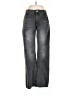 Unbranded Chevron-herringbone Gray Black Jeans Size M - photo 1