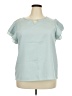 Shein Teal Short Sleeve Blouse Size 3X - photo 1