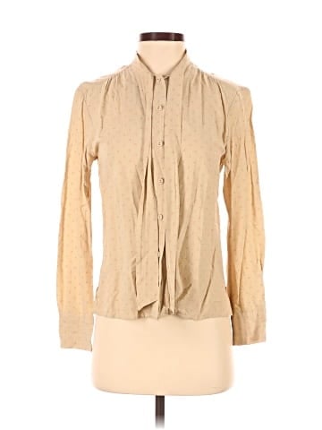Ines de la Fressange for Uniqlo Long Sleeve Blouse (view 1)