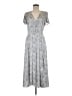 Paige 100% Polyester Gray Casual Dress Size M - photo 1