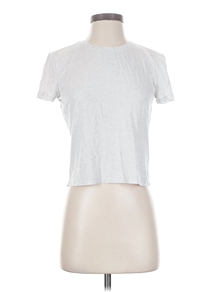Pre-owned Babaton Short Sleeve T-shirt In Silver